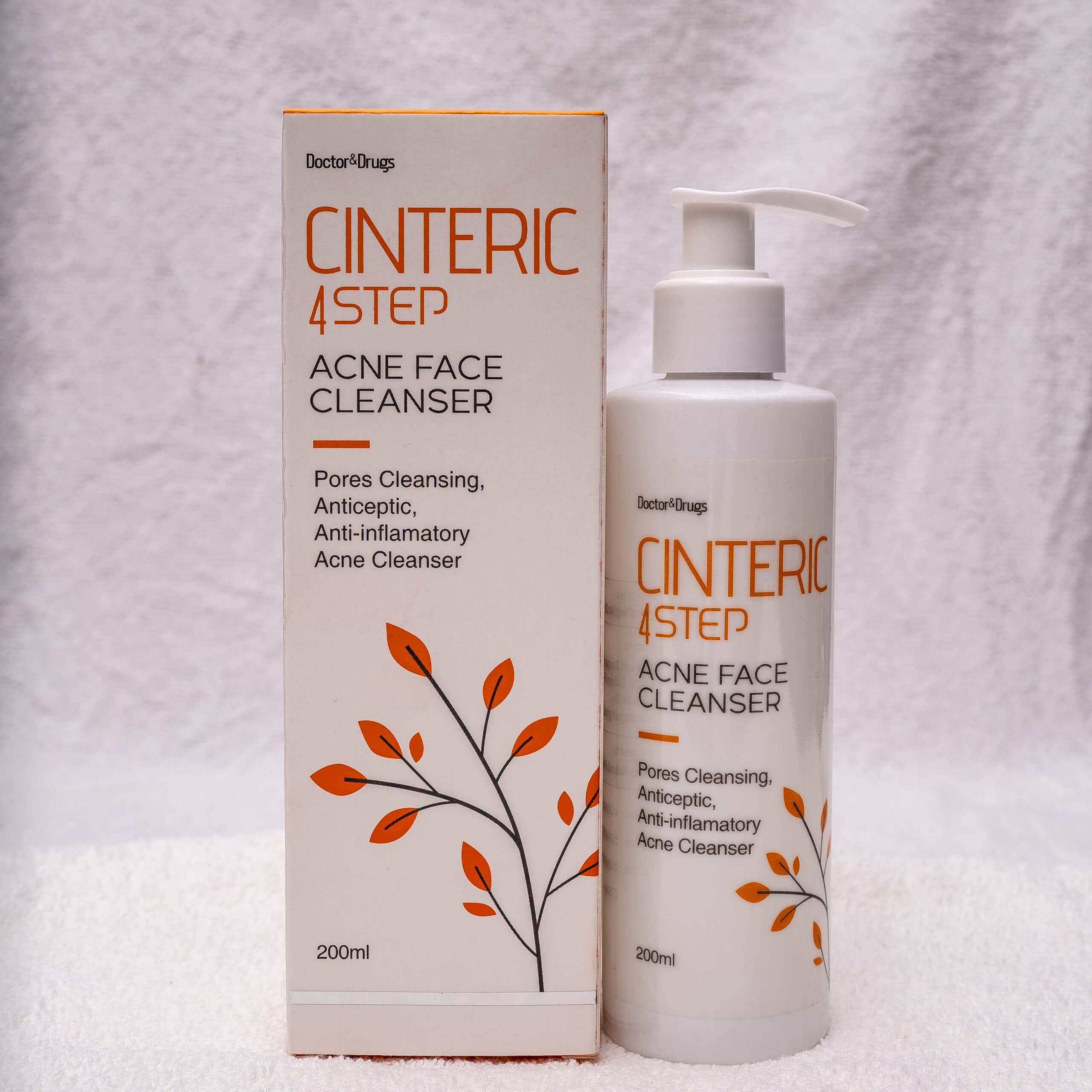 Cinteric 4 Step – Acne Face Cleanser